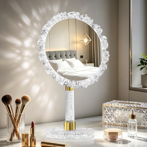12 Inch Lighted LED Makeup Mirror with 3 Color Modes & Dimmable Brightness - Variation of THIS listing