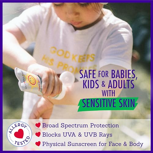 California Baby Super Sensitive SPF 30+ Sunscreen | Unscented | Mineral Based | Titanium Dioxide | Travel Size Baby Sunscreen for Face + Body | 1.8 oz