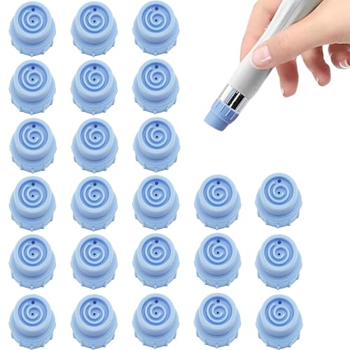Elitzia 24 Pcs Silicone Vortex Dermabrasion Tips for Face - Pack of 24