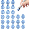 Elitzia 24 Pcs Silicone Vortex Dermabrasion Tips for Face - Pack of 24
