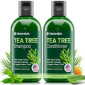 Tea Tree & Honey Shampoo & Conditioner Set - Organic, Sulfate-Free, 8oz Pack of 2
