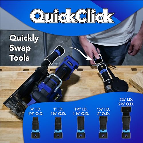 20 Ft. Commercial-Grade Vacuum Hose with Multi-Brand Dust Collection Adapter Set
