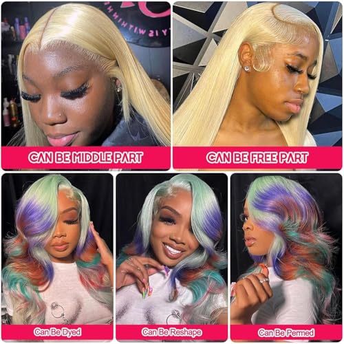 Honey Blonde 13x4 HD Lace Front Closure 10 Inch Pre Plucked Brazilian Virgin Human Hair
