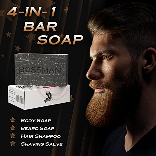 Obsidian Purifying Beard Wash - Clarifying Beard Cleanser with Keratin, Artemisia Argyi Leaf extract and Saponins for Soft, Conditioned Beards 8.8 Oz