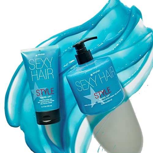 Hard Up 16.9 Fl Oz Extreme Hold Hair Gel - Non-Flaking, Humidity Resistant, All Hair Types