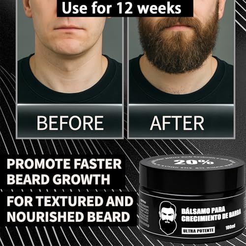 Ultra Potent Beard Growth Balm for Thicker Fuller Beard & Hair - 100ml - Variation 2