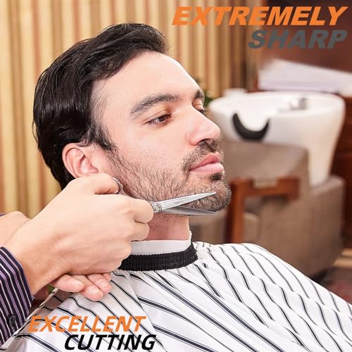 5 Inch Professional Hair Cutting Scissors - Stainless Steel Shears for Hairdressing and Salon Use