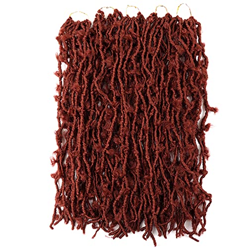 LMZIM 24 Inch Butterfly Locs Crochet Hair 5 Pack - Faux Distressed Braids for Women