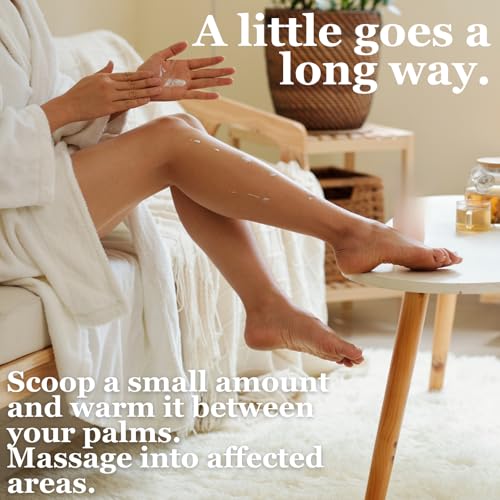 Dr. Doug's Magnesium Balm ? Organic Magnesium Lotion (8 oz) for Soothing Muscle & Nerve Relief with Organic Peppermint & Lavender Scent ? Apply to Legs, Arms, Chest | Non-Greasy, All-Natural Formula