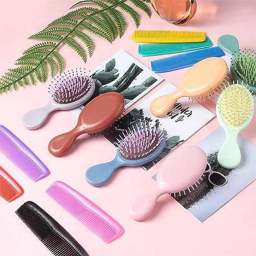 28 Pack Mini Hair Brush Travel Detangling Brush for Women ANSLCA