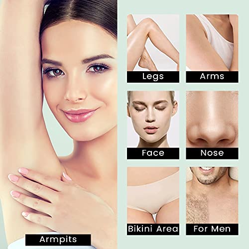 Women and Men Waxing Kit with Hard & Soft Wax Beads for Hair Removal - Beginner Friendly