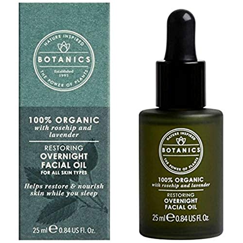 Organic Restoring Facial Oil 25ml - Hydrating Nighttime Skin Rejuvenation
