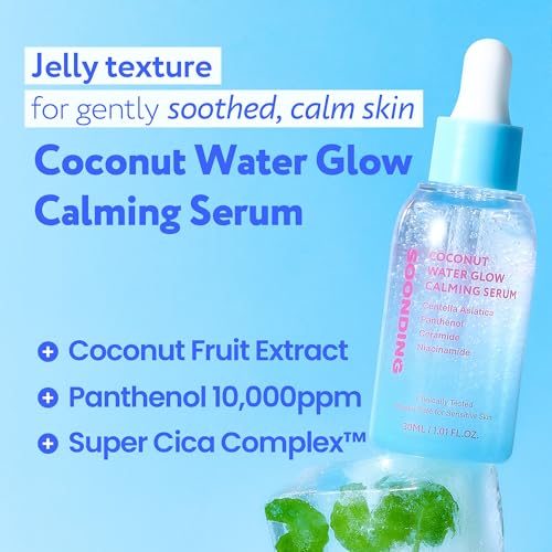 Coconut Water Glow Calming Serum | Hydrating & Soothing Serum with Panthenol, Niacinamide & Cica | Centella Asiatica | Barrier Repair for Sensitive Skin | Korean Skin Care (30ml / 1.01 fl oz)