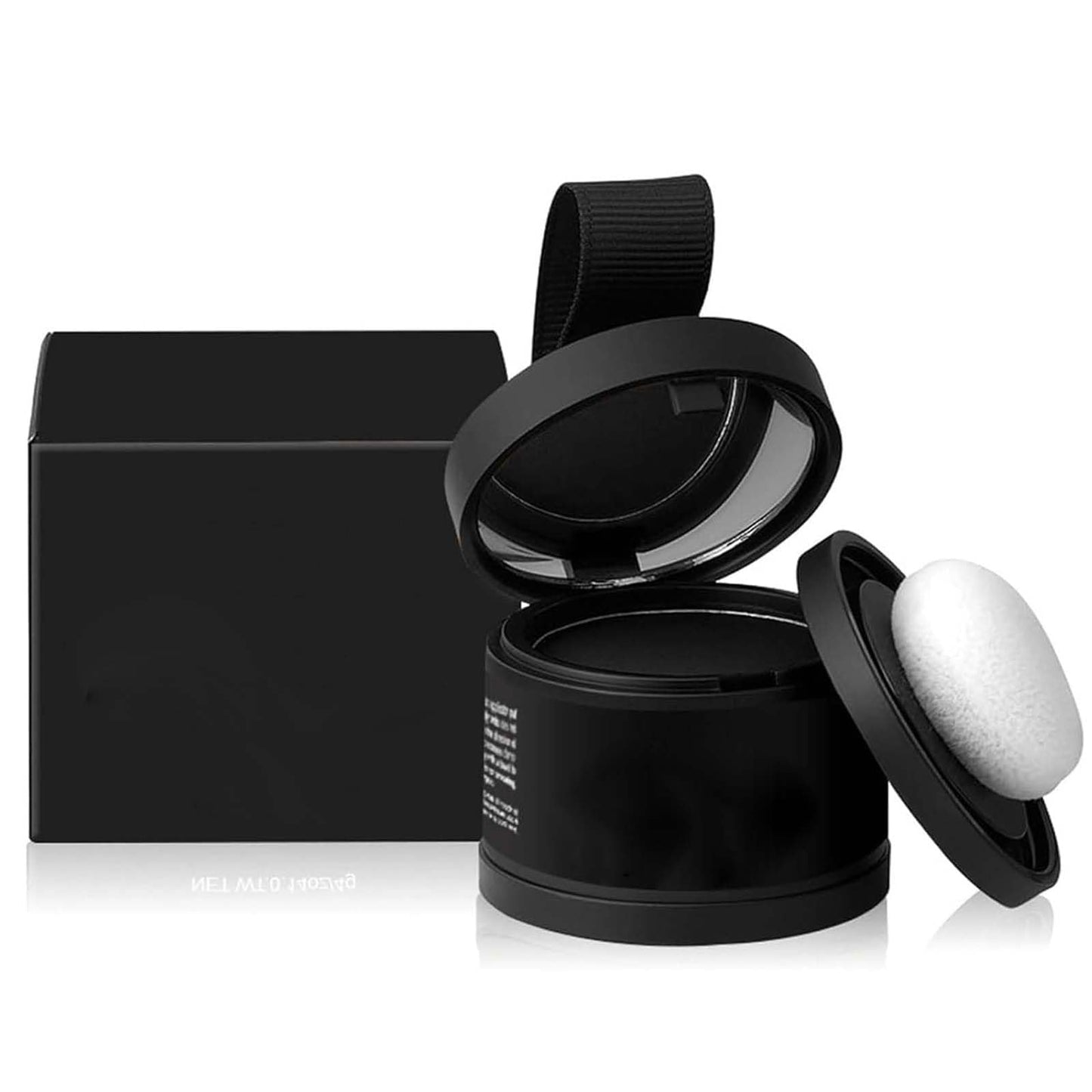 Maycheer Hairline Powder for Women, 14 Color Maycheer Magic Root Cover Up, Maycheer Hair Shadow, Maycheer Hair Rich Shading Powder, May Cheer Hair Rich, Transparent Root Cover (03 Black)