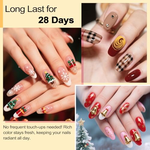 Dip Powder Nail Kit Set with 36 Colors & Essential Tools - Amber Rainbow Castle 13oz