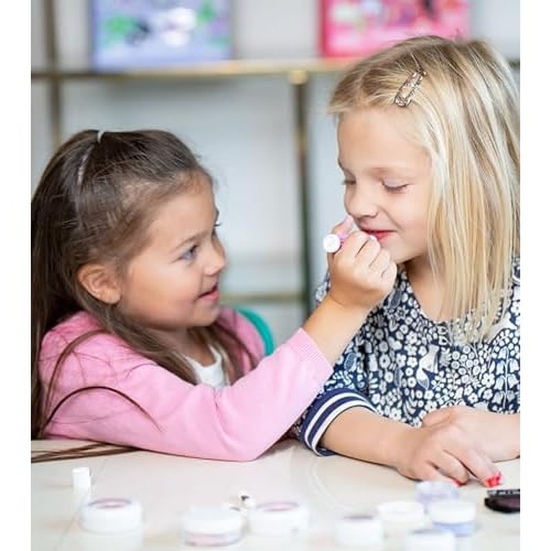 Klee Naturals Mineral Blush and Lip Shimmer Makeup Kit. Gentle and Non-Toxic. Kid-Friendly. Made in USA. (Rainbow Glitz)