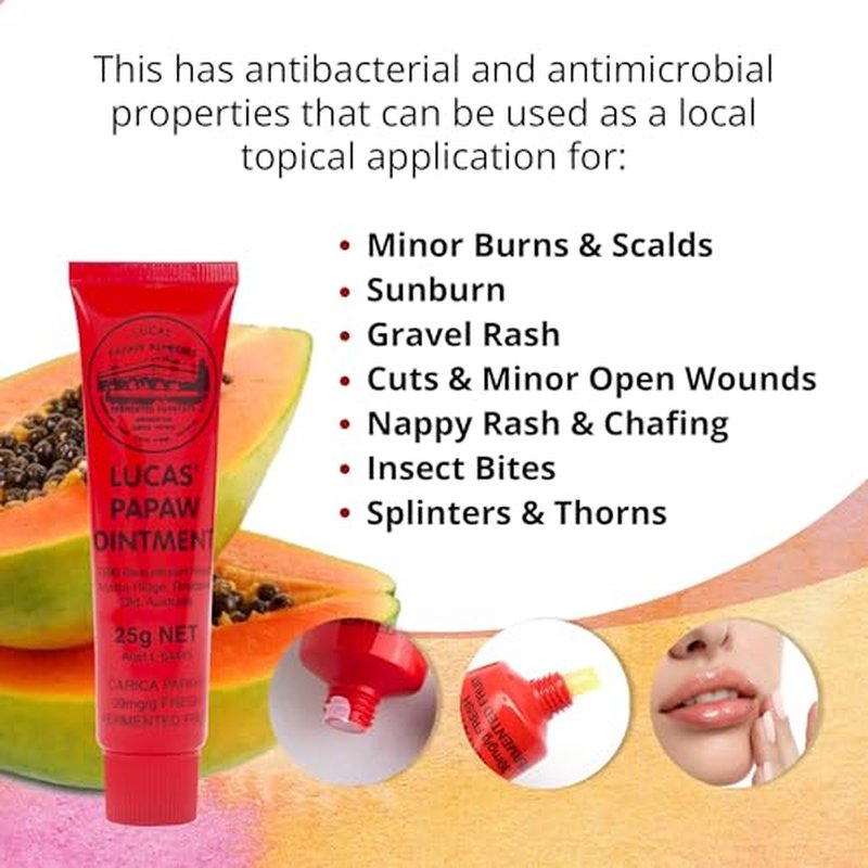 Lip Ointment, Cream, Ointment for Lips & Dry Skin (2 x 25g)