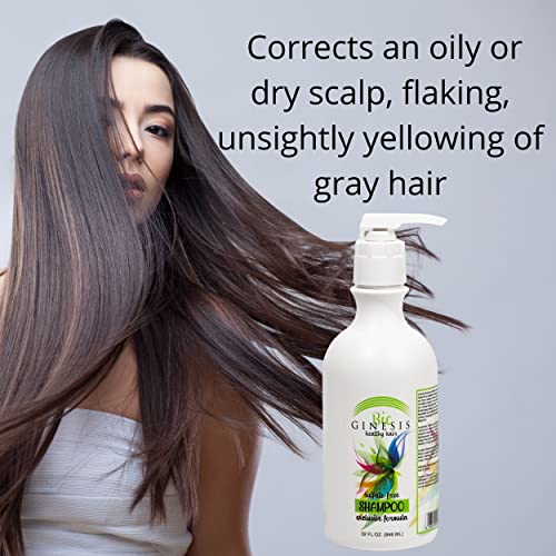 Natural Hair Shampoo 32oz Bottle - Chemical-Free, Sulfate-Free, Healthy Hair