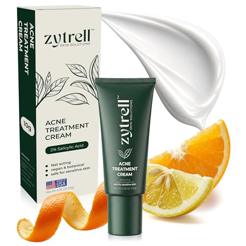 Acne Treatment Cream with 2% Salicylic Acid for Sensitive Skin