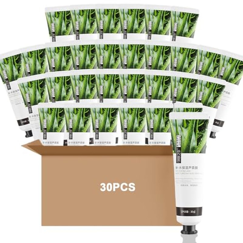 30PCS Travel Size Aloe Vera Gel