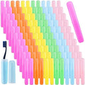 120Pcs Portable Travel Toothbrush Cases Waterproof Breathable Toothbrush Holders