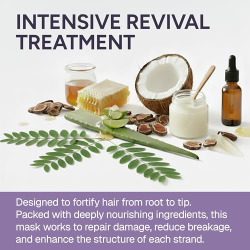 Samantha Beauty Keratin Hair Mask - Intensive Repair & Moisturizing 8oz