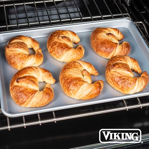 Viking Premium Nonstick Baking Sheet Set - 13, 15 & 18 Inch Heavy Gauge Aluminum
