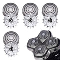 4pcs Shaver Replacement Blades for Skull Shaver Pitbull Boron PRO,Triple-ring Shaver Replacement Heads Compatible with Skull Shaver Pitbull Gold/Silver/Platinum/Diamond Pro Shaver and Palm Shaver