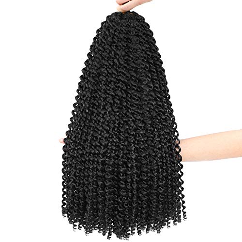 Alrence Passion Twist Hair 18 Inch Water Wave Crochet 8 Packs - 1B# Variation