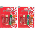 Lip Smacker Coca Cola Collection, lip balm for kids - Coca Cola, Coke Vanila, Sprite, Orange Fanta (Pack of 2)