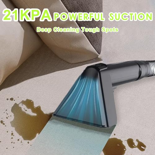 HOMLOVE 21 KPa Portable Carpet & Upholstery Cleaner Machine – Green