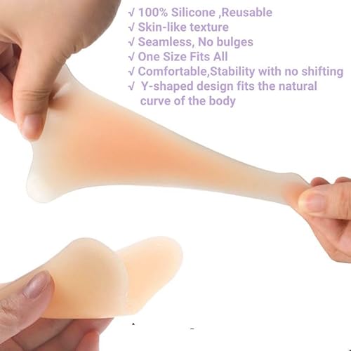 Camel Concealer - Seamless, Reusable Camel Cover Underwear ¡°Y¡± Shape Camel Protectors Silicone Pad Guard for Women