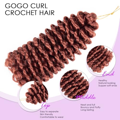 Alinyasha 350# 18 Inch Deep Water Wave Crochet Hair for Black Women