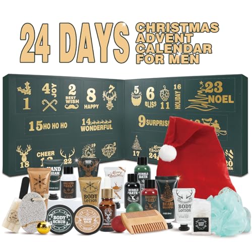 2026 Advent Calendar Reindeer Variation for Men – Grooming & Skincare Surprises