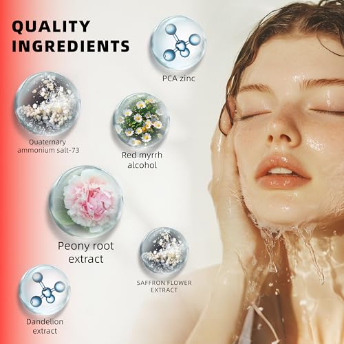 HKY Cooling Instant Soothing Facial Mask - Skin care Redness Relieving Deep Hydrating Pore Tightening with Zinc PCA, Botanical Peony, CoQ10, For Repair Skin Barrier(1 Box 12 Count)