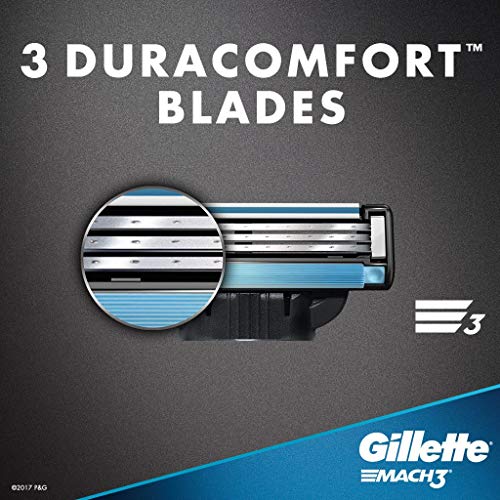 Gillette Mach 3 Razor Refill Cartridges 8 Count - Pack of 8
