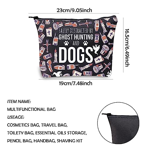 WCGXKO Dog Lover gift Dog Owner gift Adventurers Gift Hallowen Day Gift Zipper Pouch Makeup Bag (HUNTING AND DOGS)