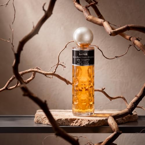 Men's Woody Spicy Leather Eau de Parfum 200ml - Seduction Saphir