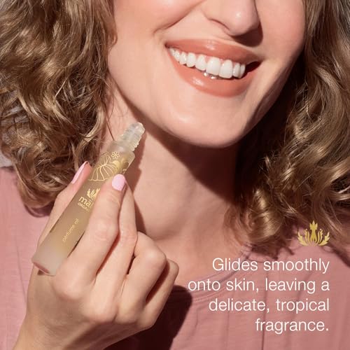Malie Organics Plumeria Perfume Oil Roll-On - Organic Hawaiian Fragrance