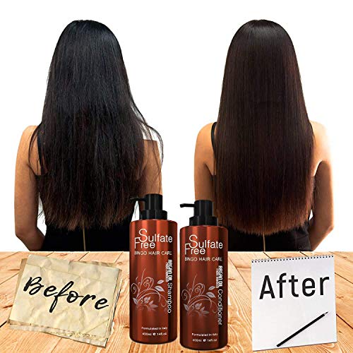 Moroccan Argan Oil Shampoo Conditioner Hair Mask Set - Natural & Sulfate-Free