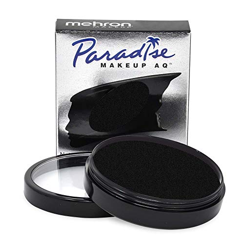 Mehron Paradise Makeup AQ Pro White 1.4 oz & Black 1.4 oz | Professional Water-Activated Face & Body Paint for Stage, Film, Cosplay & Halloween