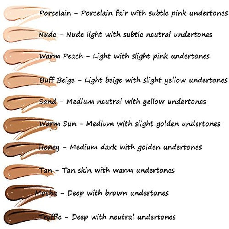 2 Pack Yaper Foundation 102# Nude and 103# Warm Peach