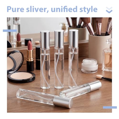 Yinder 25pcs 15ml Refillable Perfume Spray Bottles Silver - Travel & Cosmetic Containers
