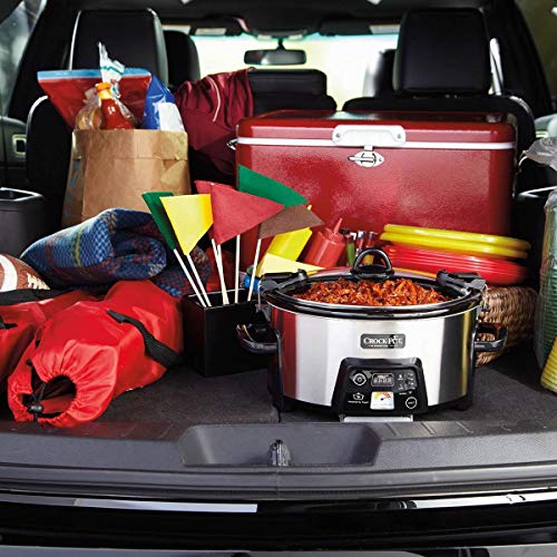 6-Quart Programmable Slow Cooker with Locking Lid & Travel Features