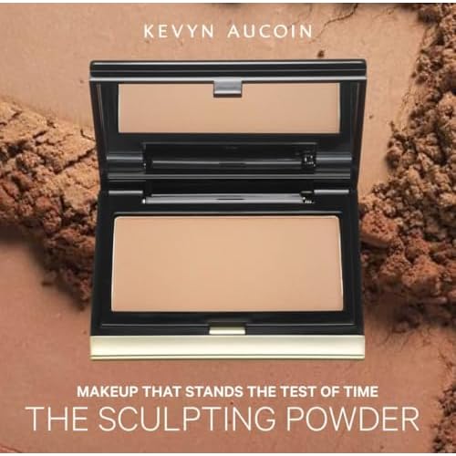Kevyn Aucoin The Sculpting Contour Powder: Easy use, sheer, matte, natural finish. Enhances, defines, creates natural shading. Makeup artist go to. Sculpt face, cheekbones, chin, neck, nose.