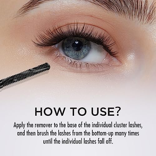 BEYELIAN Lash Remover, Cluster Lash Glue Remover for DIY at Home Non-irritating Mascara Wand 10g (2 Pack)