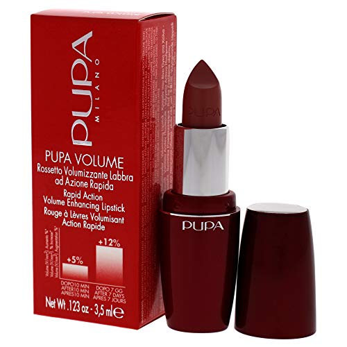 Pupa Milano Volume Enhancing Lipstick - Bright And Defined Lips - Smooth, Super Creamy And Comfortable Texture - Combats Flaking And Discomfort - Rapid Action - 104 Powder Rose - 0.123 Oz