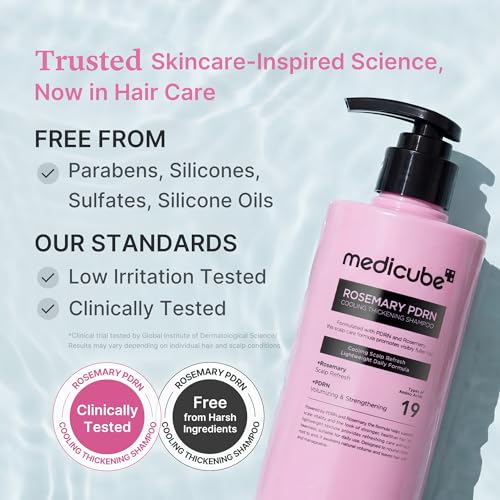 Medicube Rosemary PDRN Volumizing Shampoo for Fine Hair - 13.52 fl oz