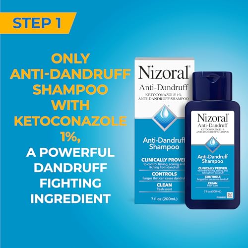 Nizoral Dandruff Shampoo & Conditioner Bundle - 8.2 Fl Oz Pack of 2 with Variation
