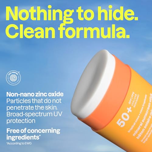 BIO SPECTRA ATTITUDE Tropical Coco Mineral Sunscreen SPF 50 - 2.12 oz Face & Body, Vegan & EWG Verified